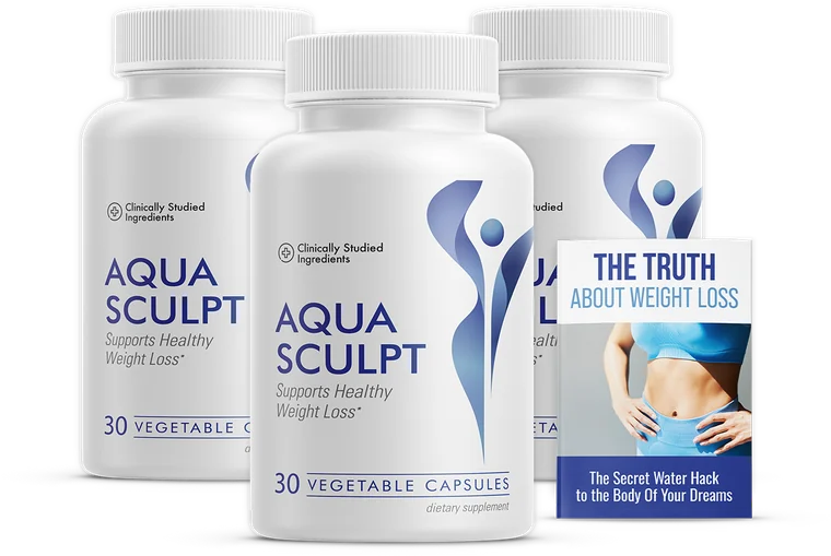 AquaSculpt stimulant-free weight management three-bottle package